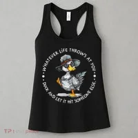 Duck Quote Graphics  Women's Tank Top thumb 3