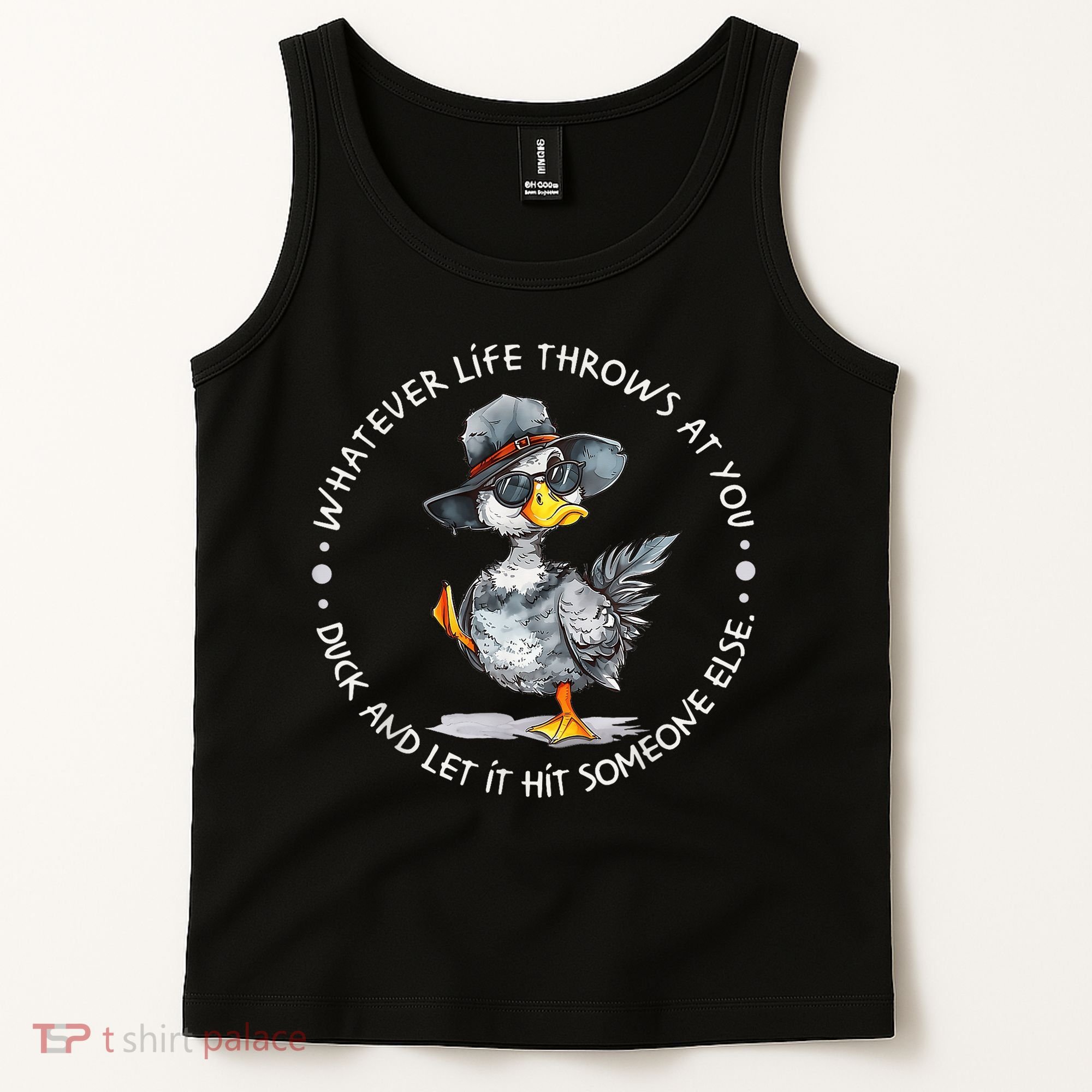Duck Quote Graphics  Tank Top