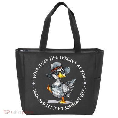 Duck Quote Graphics  Tote Bag