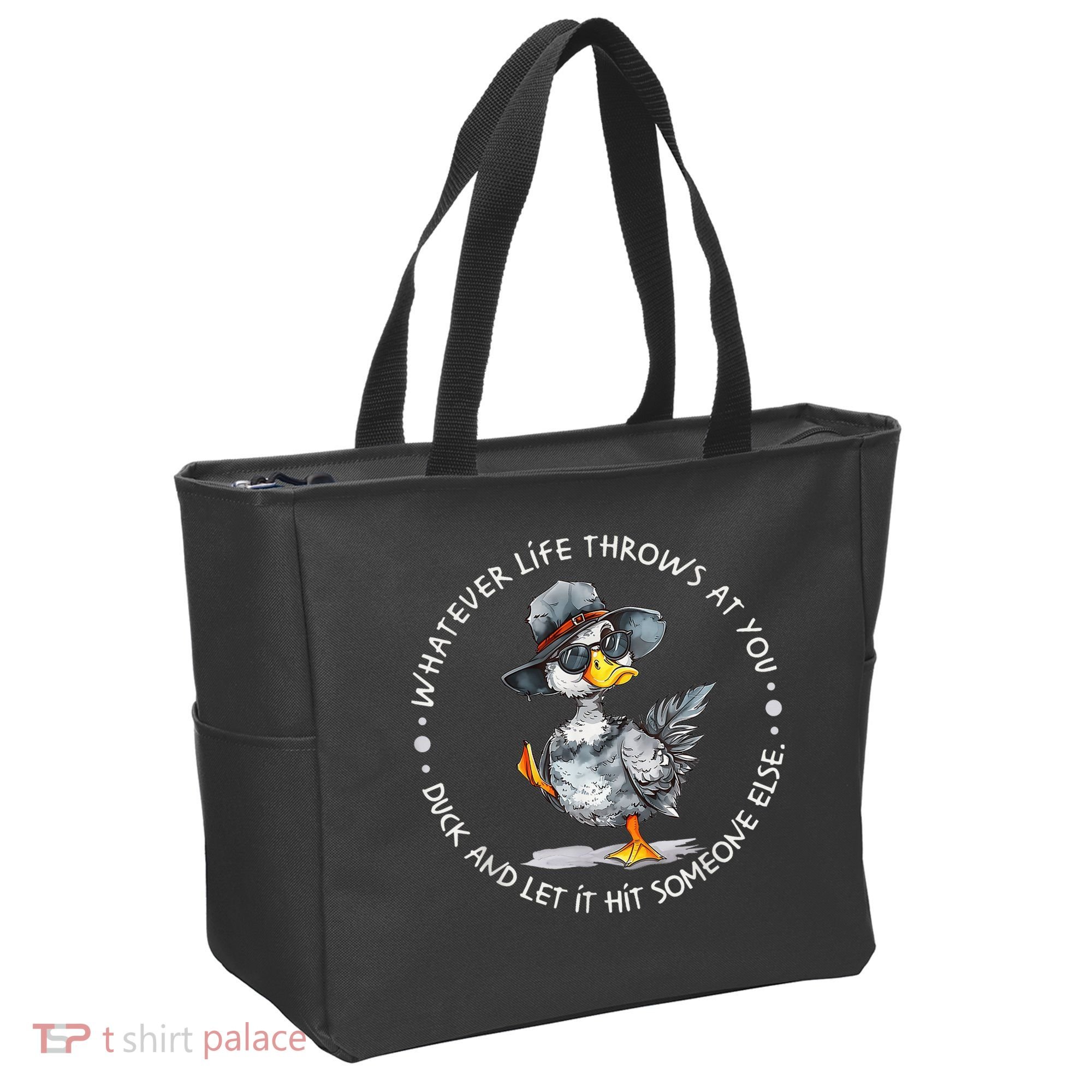 Duck Quote Graphics  Tote Bag