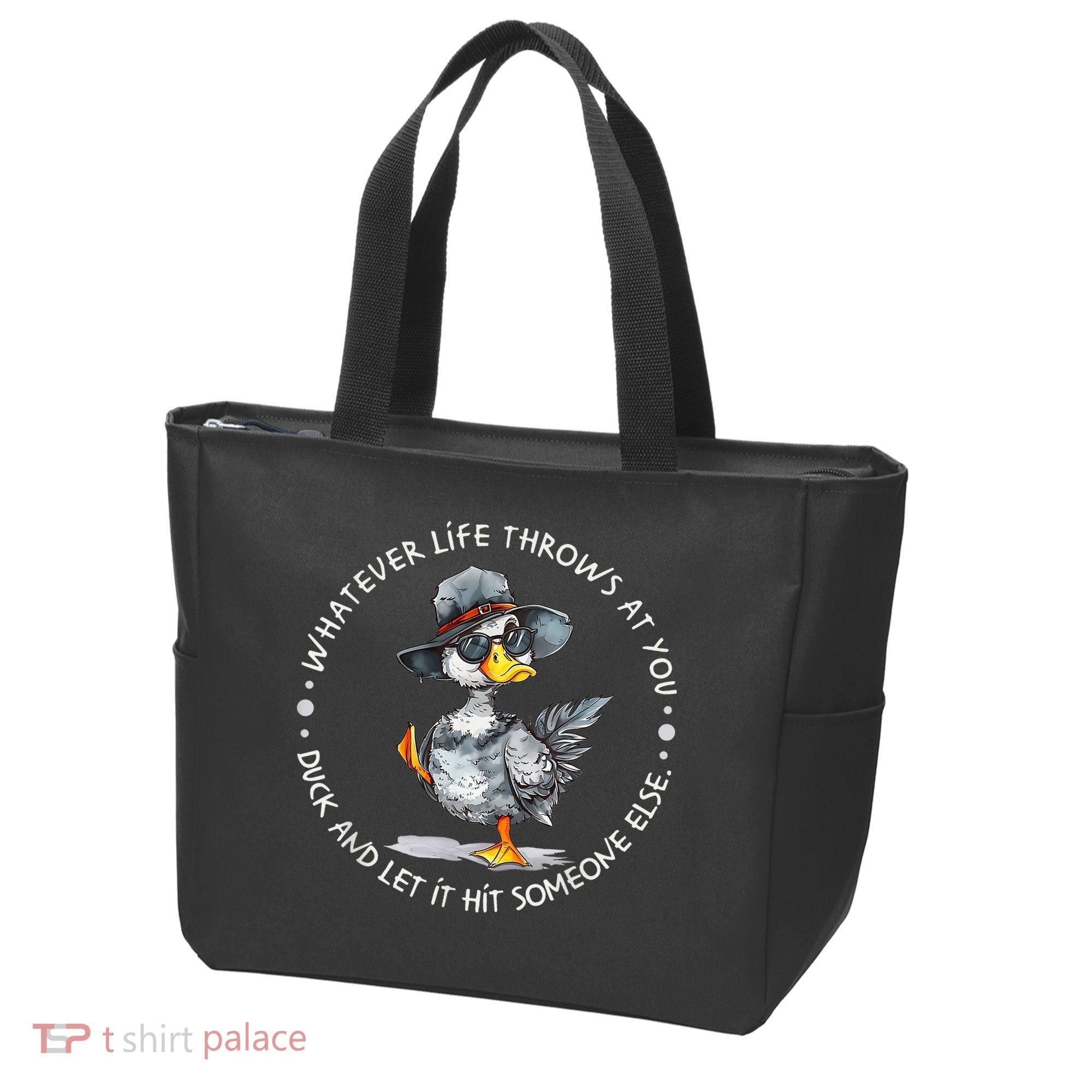 Duck Quote Graphics  Tote Bag