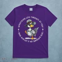 Duck Quote Graphics  T-Shirt thumb 5