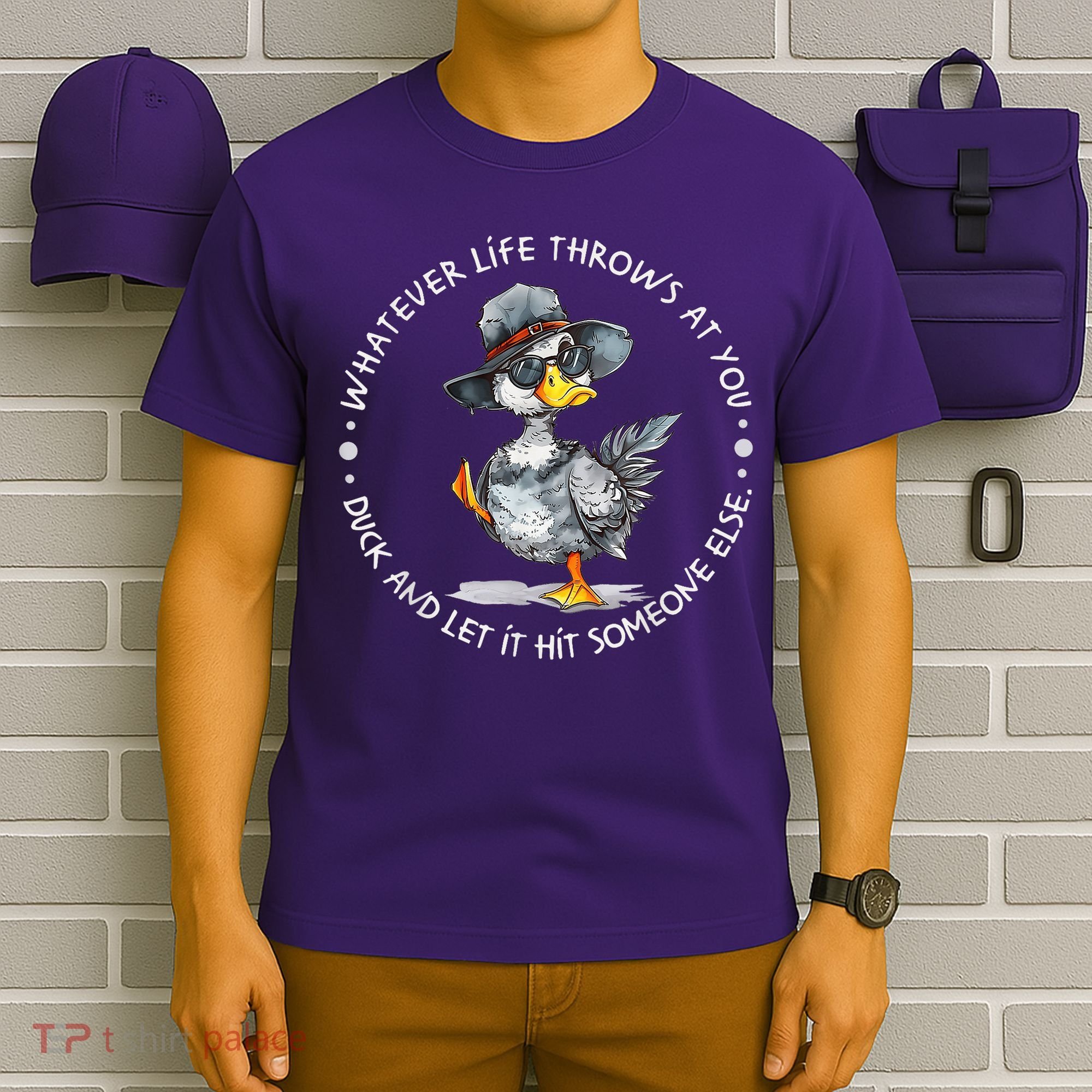 Duck Quote Graphics  T-Shirt