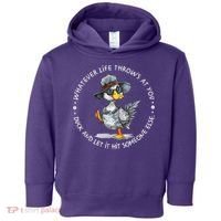 Duck Quote Graphics  Toddler Hoodie thumb 0