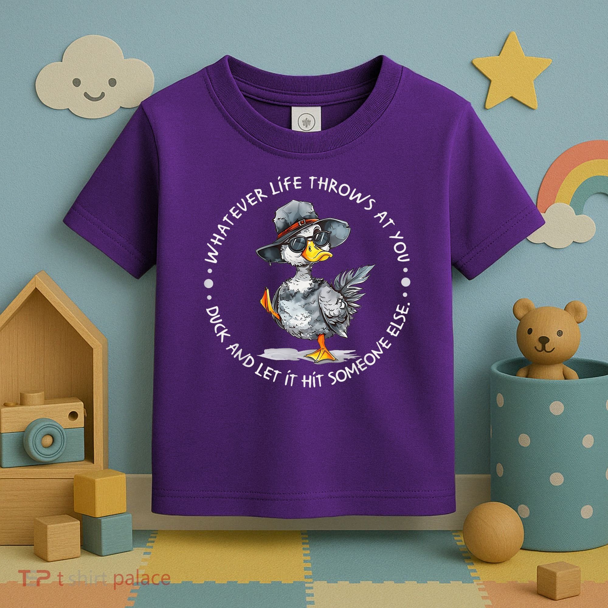 Duck Quote Graphics  Toddler T-Shirt