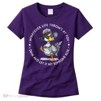 Duck Quote Graphics  Women's T-Shirt thumb 0