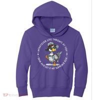 Duck Quote Graphics  Kids Hoodie thumb 0