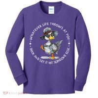Duck Quote Graphics  Kids Long Sleeve Shirt thumb 0