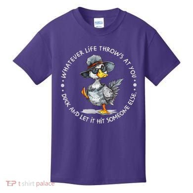Duck Quote Graphics  Kids T-Shirt