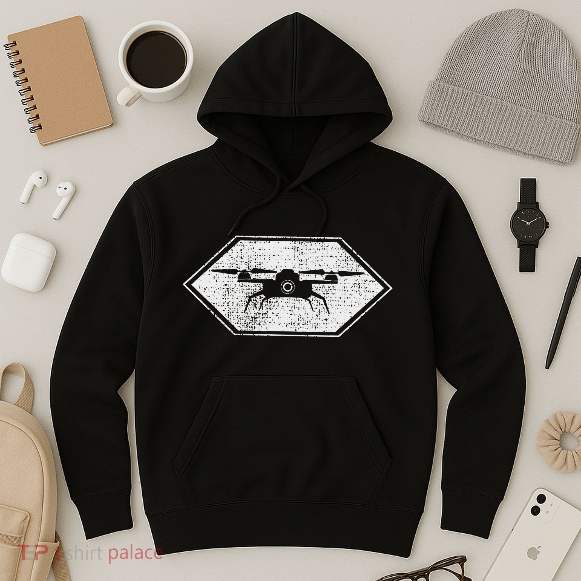 Drone Quadcopter Pilot Rc Fpv Gift Hoodie