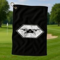Drone Quadcopter Pilot Rc Fpv Gift Golf Towel thumb 1