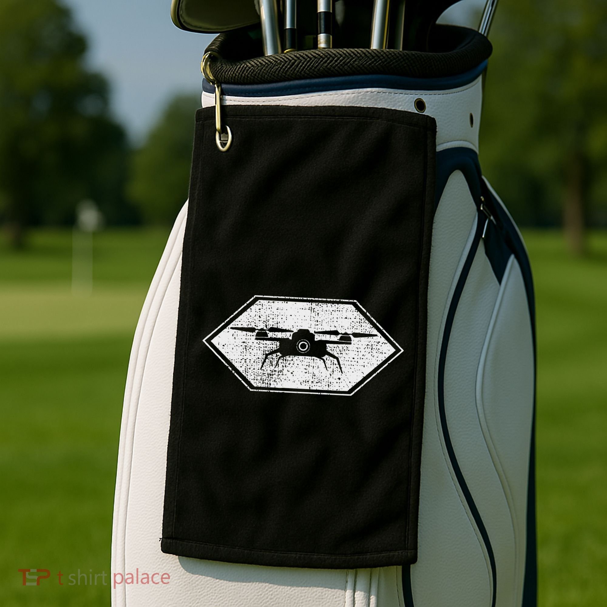 Drone Quadcopter Pilot Rc Fpv Gift Golf Towel