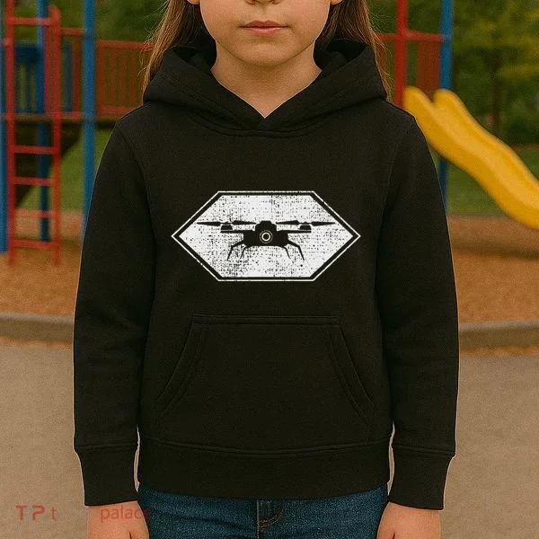 Drone Quadcopter Pilot Rc Fpv Gift Kids Hoodie
