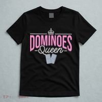 Dominoes Queen Play Domino Mexican Domino T-Shirt thumb 5