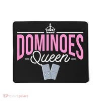 Dominoes Queen Play Domino Mexican Domino Mousepad thumb 0