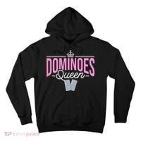 Dominoes Queen Play Domino Mexican Domino Tall Hoodie thumb 0