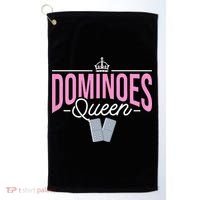 Dominoes Queen Play Domino Mexican Domino Golf Towel thumb 0