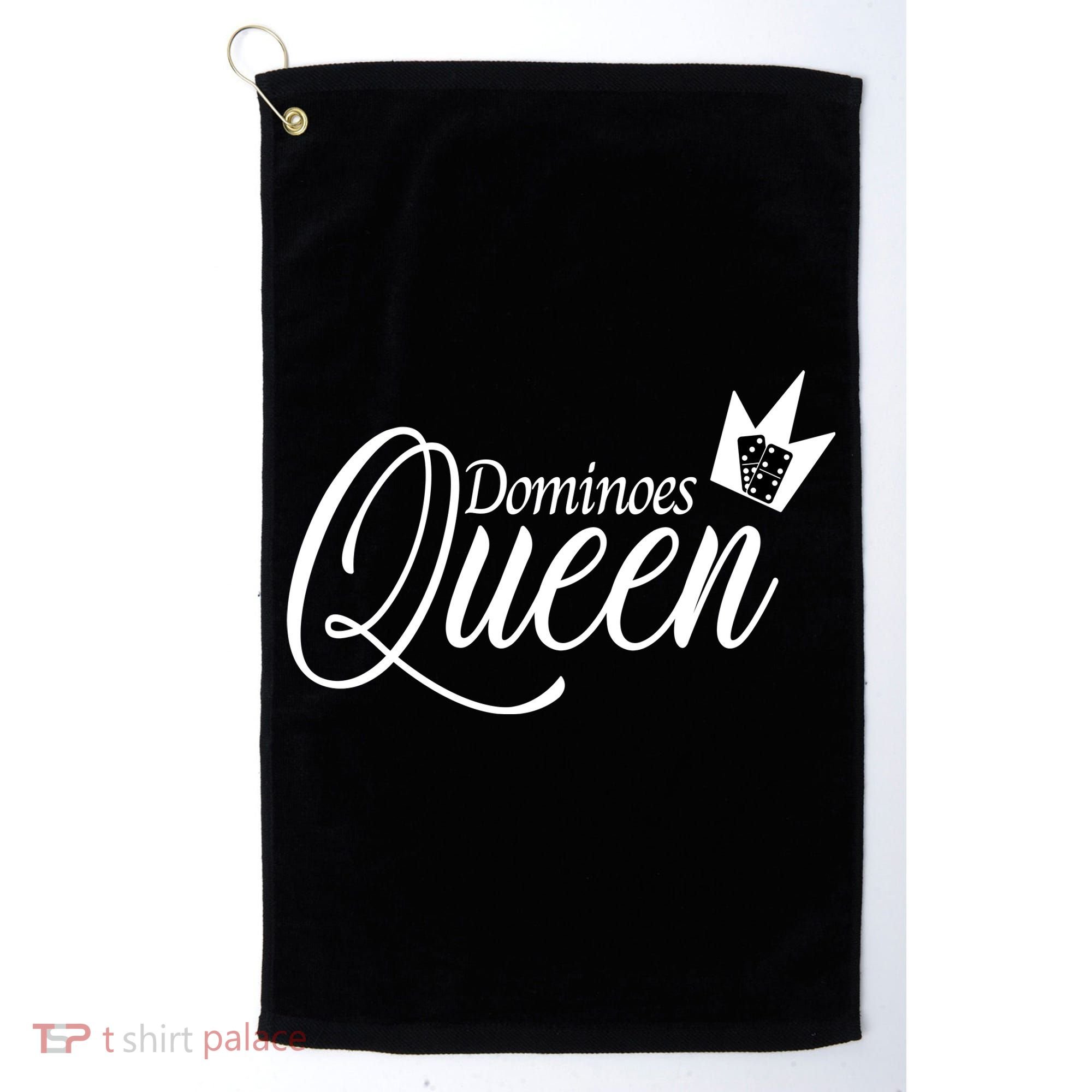 Dominoes Queen Play Domino Mexican Domino Golf Towel