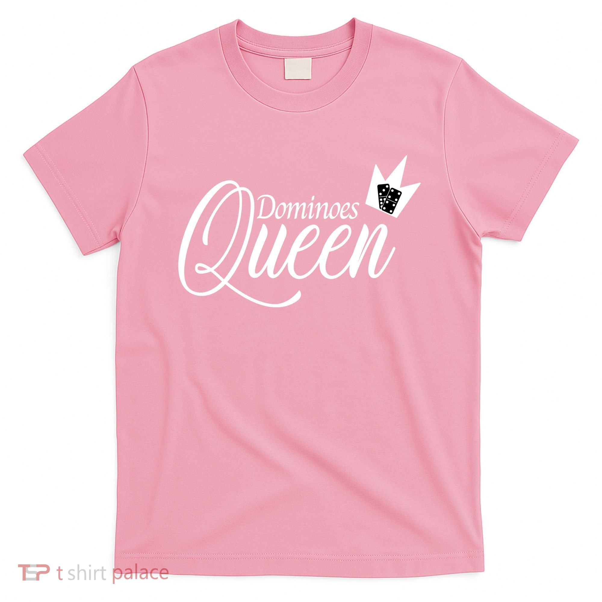 Dominoes Queen Play Domino Mexican Domino T-Shirt