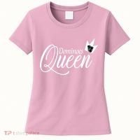 Dominoes Queen Play Domino Mexican Domino Women's T-Shirt thumb 0