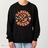 Dancing Queen Retro Bridesmaids 70’s Disco Bachelorette Women's Sweatshirt thumb 0