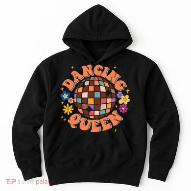 Dancing Queen Retro Bridesmaids 70’s Disco Bachelorette Hoodie
