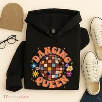 Dancing Queen Retro Bridesmaids 70’s Disco Bachelorette Hoodie thumb 4
