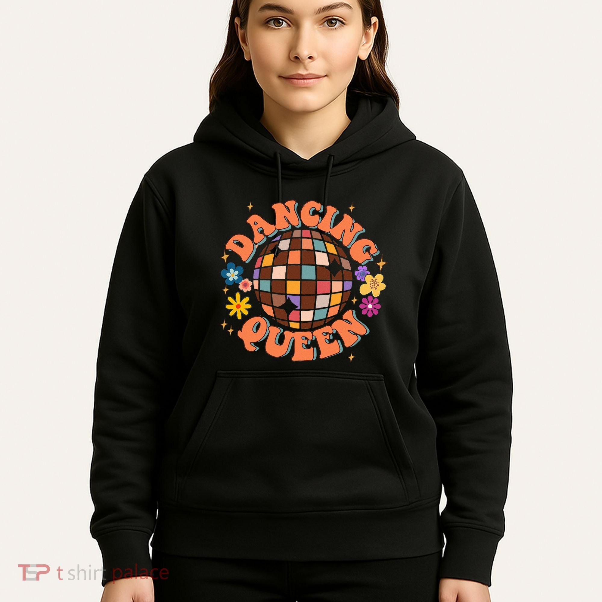 Dancing Queen Retro Bridesmaids 70’s Disco Bachelorette Hoodie