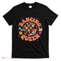 Dancing Queen Retro Bridesmaids 70’s Disco Bachelorette T-Shirt thumb 0