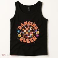 Dancing Queen Retro Bridesmaids 70’s Disco Bachelorette Tank Top thumb 2