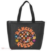 Dancing Queen Retro Bridesmaids 70’s Disco Bachelorette Tote Bag thumb 0