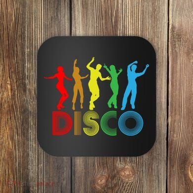 Dancing Queen Retro Vintage Disco 70s Coaster