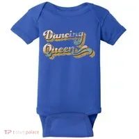 Dancing Queen Retro 1970s Vintage Gift Baby Bodysuit thumb 0