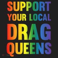 Drag Queen Support Your Local Drag Queens Premium Women's Cooling Performance Crew T-Shirt thumb 2