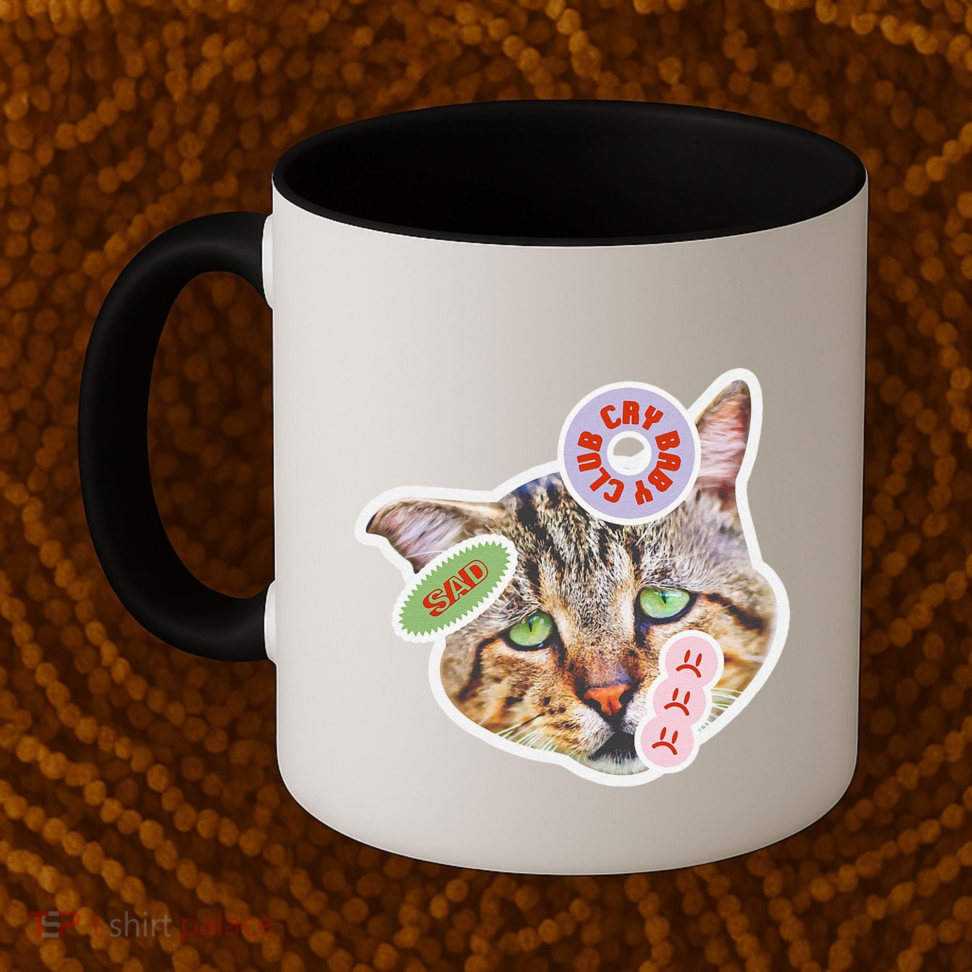 Drama Queen Sad Cat Funny & Ugly Cute Coffee Mug
