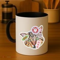 Drama Queen Sad Cat Funny & Ugly Cute Coffee Mug thumb 4