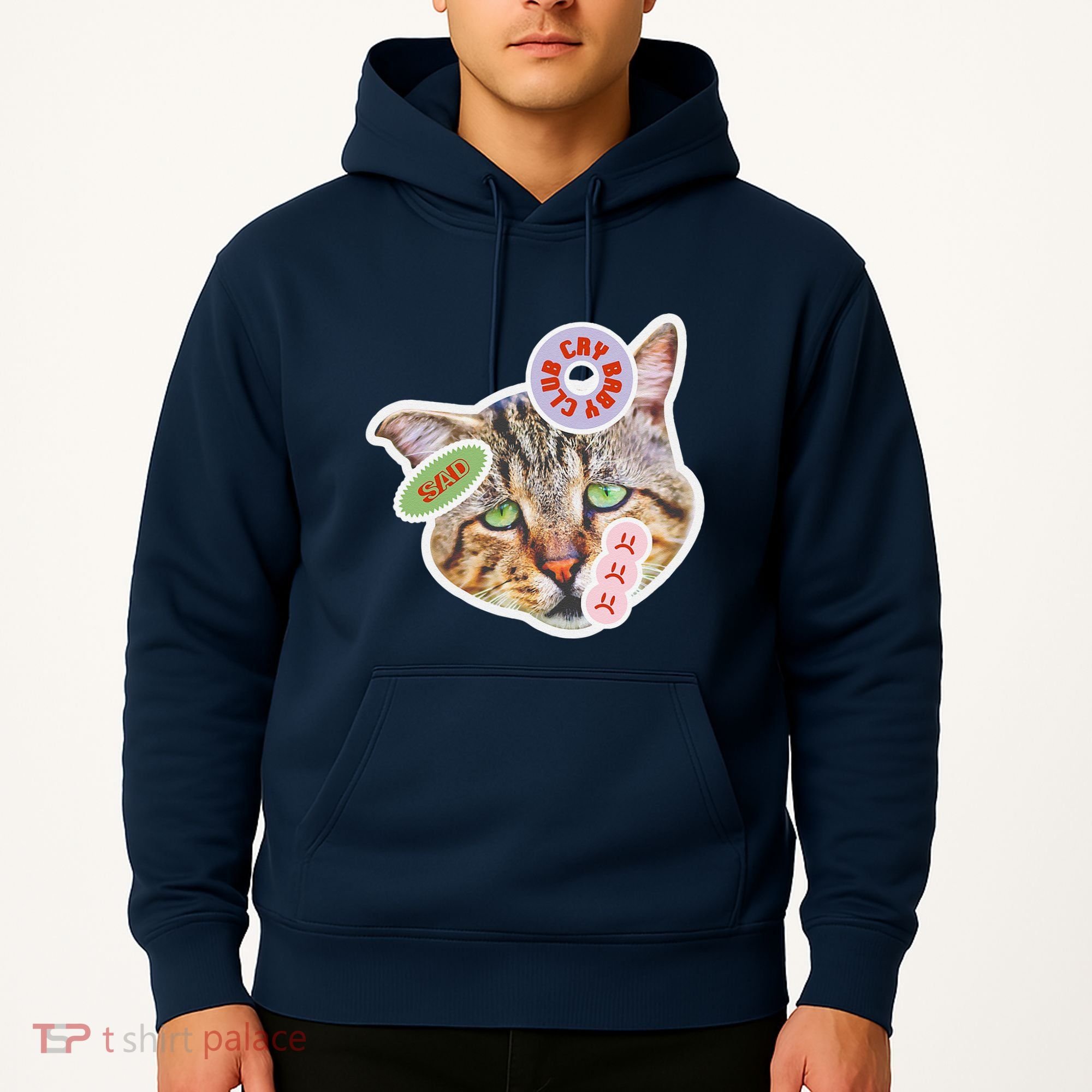 Drama Queen Sad Cat Funny & Ugly Cute Hoodie