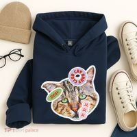 Drama Queen Sad Cat Funny & Ugly Cute Hoodie thumb 4