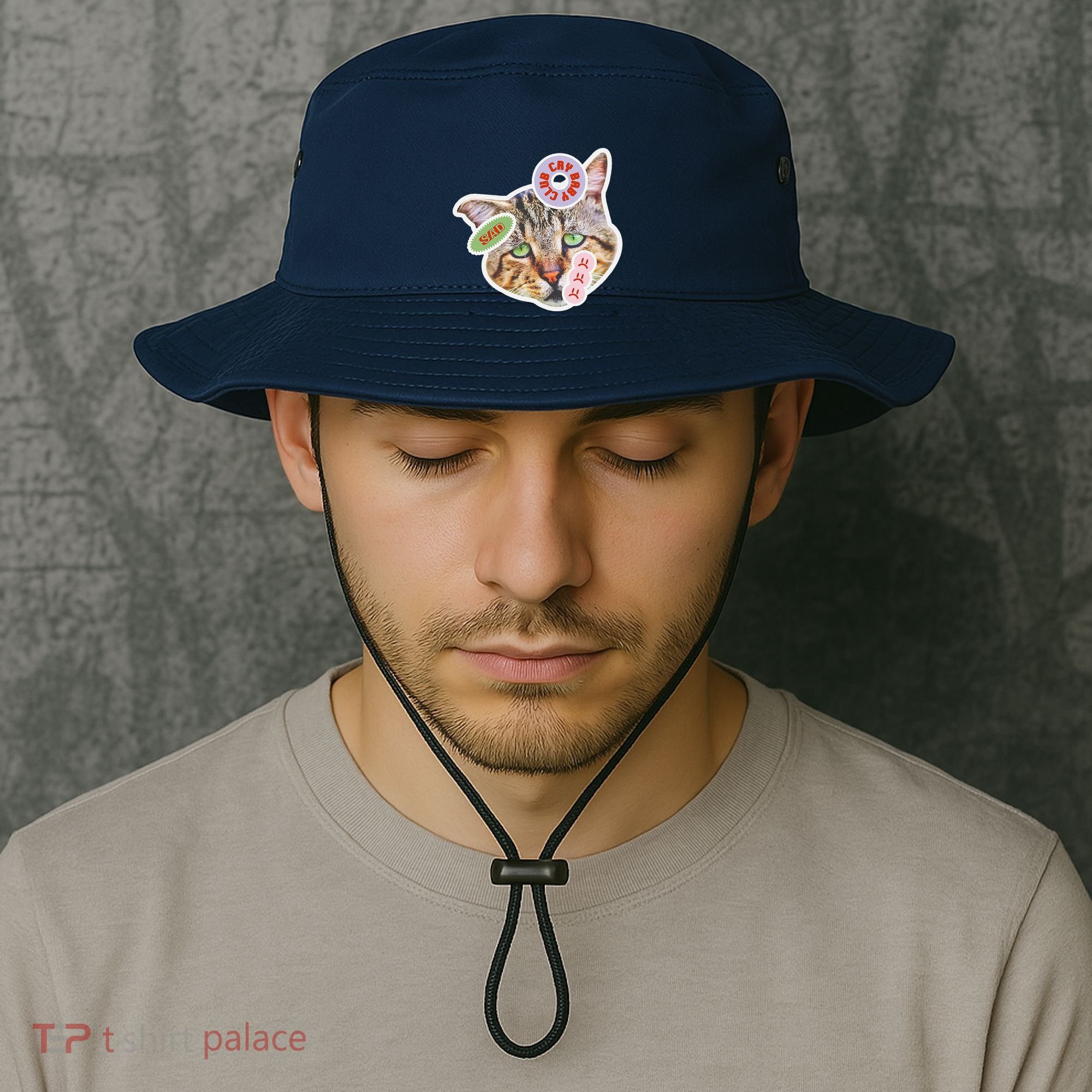 Drama Queen Sad Cat Funny & Ugly Cute Bucket Hat