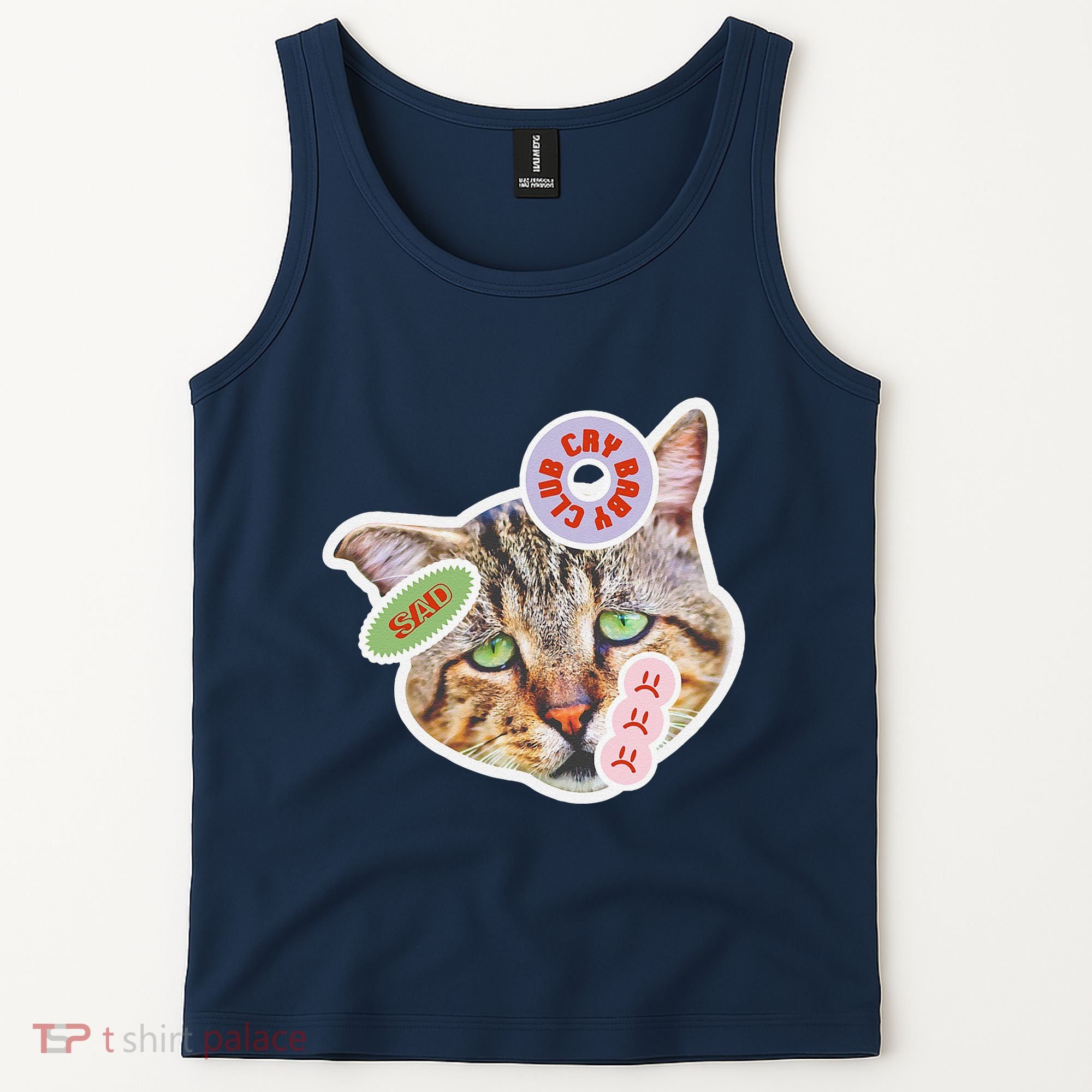 Drama Queen Sad Cat Funny & Ugly Cute Tank Top