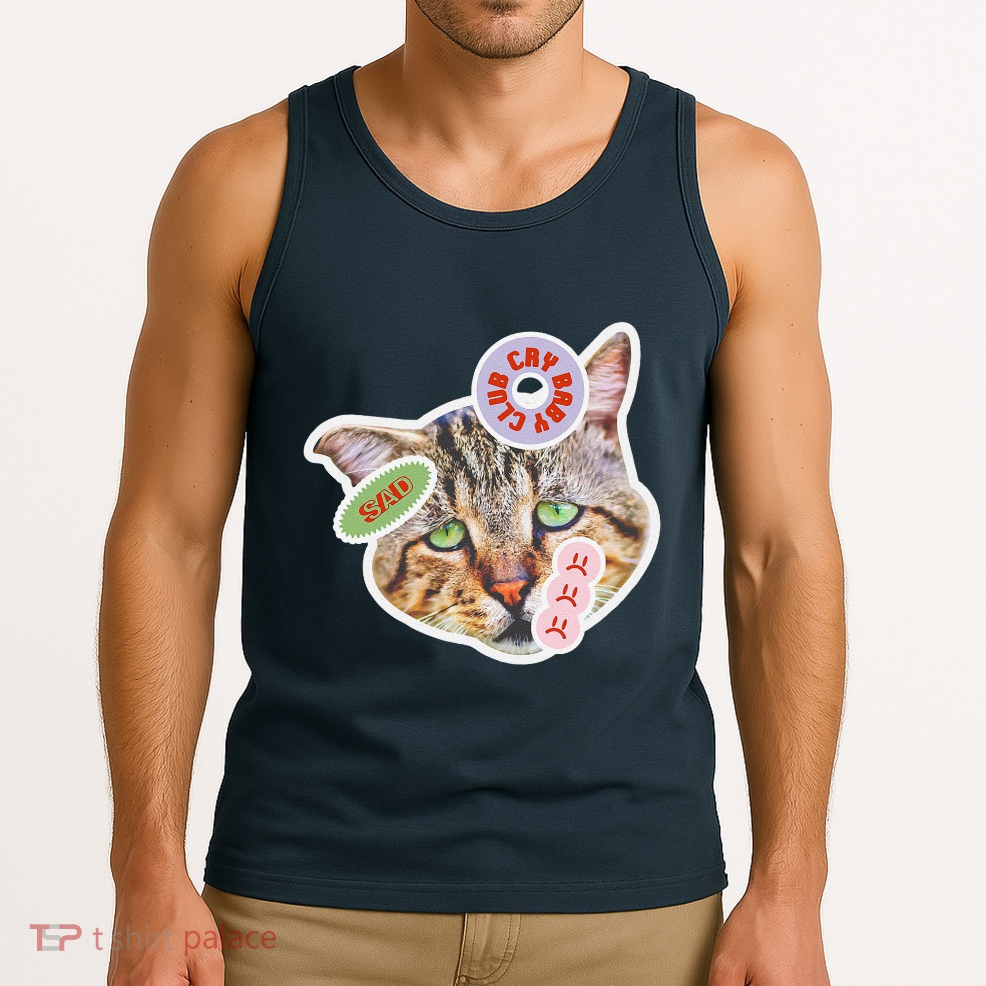 Drama Queen Sad Cat Funny & Ugly Cute Tank Top