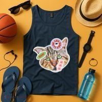 Drama Queen Sad Cat Funny & Ugly Cute Tank Top thumb 4