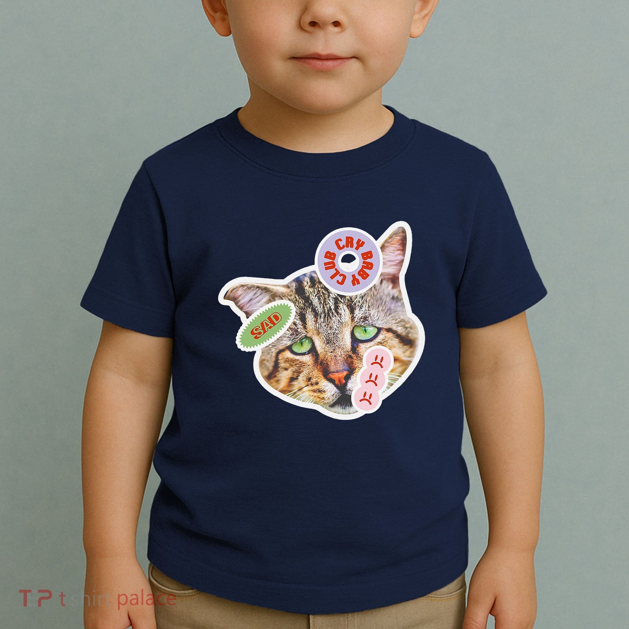 Drama Queen Sad Cat Funny & Ugly Cute Toddler T-Shirt