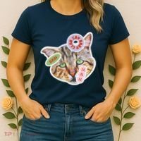 Drama Queen Sad Cat Funny & Ugly Cute Women's T-Shirt thumb 2