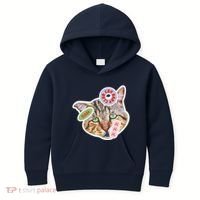 Drama Queen Sad Cat Funny & Ugly Cute Kids Hoodie thumb 0