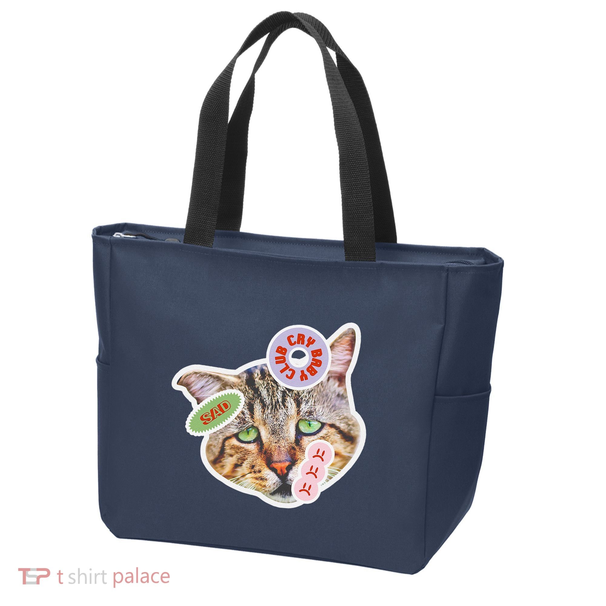 Drama Queen Sad Cat Funny & Ugly Cute Tote Bag