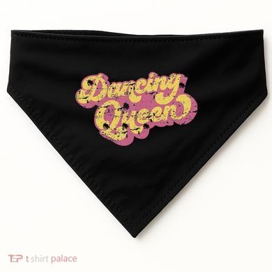 Dancing Queen Vintage Dancing 70s USA-Made Doggie Bandana