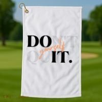 Don't Quit Yourself Motivational Golf Towel thumb 1