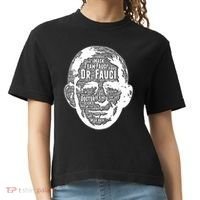 Dr. Fauci Word Face Portrait Comfort Colors Boxy T-Shirt thumb 0