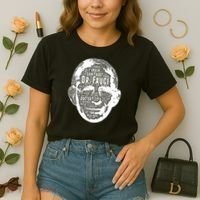 Dr. Fauci Word Face Portrait Comfort Colors Boxy T-Shirt thumb 2